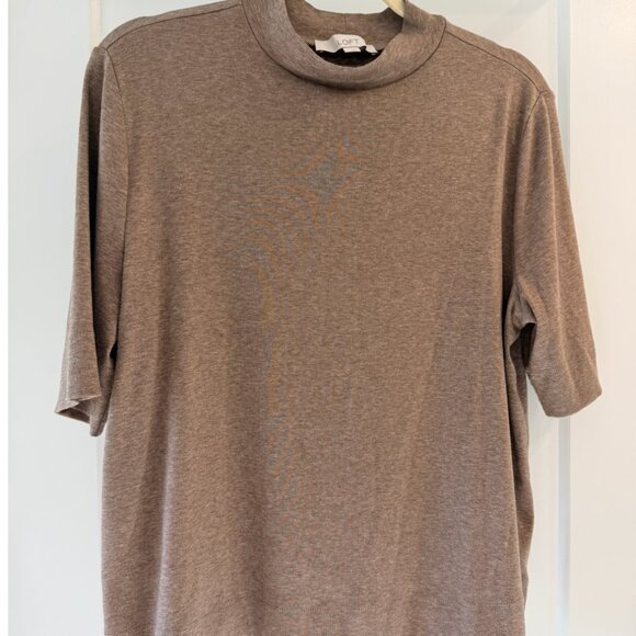 Loft Mock Turtle Neck Top - Picture 1 of 3